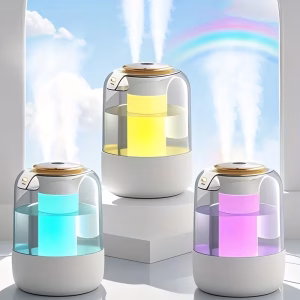 Smart Cool Mist Humidifier with Auto Humidity Sensor & Quiet Soundwave Technology